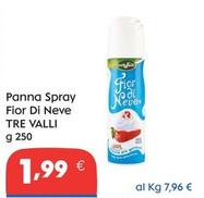 Offerta per Trevalli - Panna Spray Fior Di Neve a 1,99€ in Gross Iper