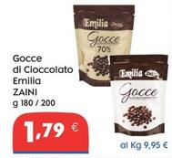 Offerta per Emilia Zàini - Gocce Di Cioccolato a 1,79€ in Gross Iper
