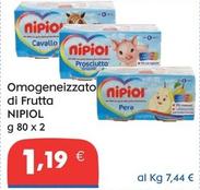 Offerta per Nipiol - Omogeneizzato Di Frutta a 1,19€ in Gross Iper