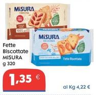 Offerta per Misura - Fette Biscottate a 1,35€ in Gross Iper