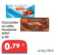 Offerta per Novi - Cioccolato Al Latte, Fondente a 0,79€ in Gross Iper