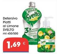 Offerta per Svelto - Detersivo Piatti Al Limone a 1,69€ in Gross Iper
