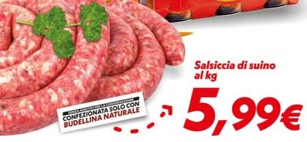 Offerta per Salsiccia Di Suino a 5,99€ in SuperConveniente