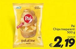 Offerta per Pai - Chips Transparenti a 2,19€ in SuperConveniente