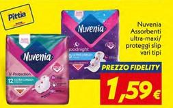 Offerta per Nuvenia - Assorbenti Ultra Maxi/Proteggi Slip a 1,59€ in SuperConveniente