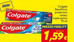 Offerta per Colgate - Dentifricio Protection Caries/Triple Action a 1,59€ in SuperConveniente