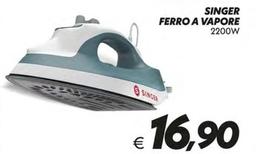 Offerta per Singer - Ferro A Vapore 2200w a 16,9€ in SuperConveniente