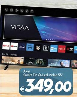 Offerta per Akai - Smart Tv Q-led Vidaa 55" a 349€ in SuperConveniente
