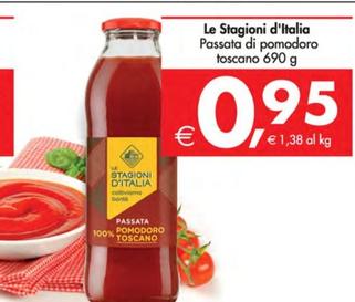 Offerta per Le Stagioni D'Italia - Passata Di Pomodoro Toscano a 0,95€ in Decò