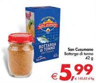 Offerta per San Cusumano - Bottarga Di Tonno a 5,99€ in Decò