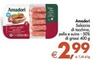Offerta per Amadori - Salsiccia Di Tacchino, Pollo E Suino a 2,99€ in Decò