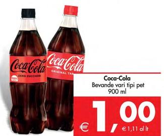 Offerta per Coca Cola - Bevande a 1€ in Decò