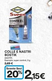Offerta per Bostik - Colle E Nastri a 2,15€ in Ipercoop