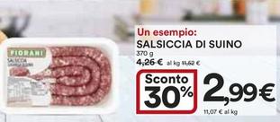 Offerta per Fiorani - Salsiccia Di Suino a 2,99€ in Ipercoop