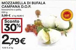Offerta per Mozzarella Di Bufala Campana D.O.P. a 2,79€ in Ipercoop