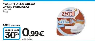 Offerta per Parmalat - Yogurt Alla Greca Zymil a 0,99€ in Ipercoop