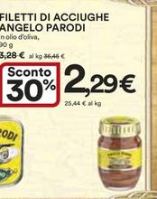 Offerta per Angelo Parodi - Filetti Di Acciughe a 2,29€ in Ipercoop