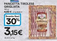 Offerta per Handl Tyrol - Pancetta Tirolese Grigliata a 3,15€ in Ipercoop
