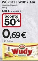 Offerta per Aia - Würstel Wudy a 0,69€ in Ipercoop