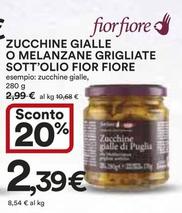 Offerta per Fior Fiore - Zucchine Gialle O Melanzane Grigliate Sott'olio a 2,39€ in Ipercoop