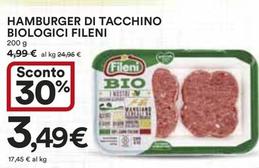 Offerta per Fileni - Hamburger Di Tacchino Biologici a 3,49€ in Ipercoop