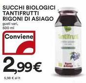 Offerta per Rigoni Di Asiago - Succhi Biologici Tantifrutti a 2,99€ in Ipercoop