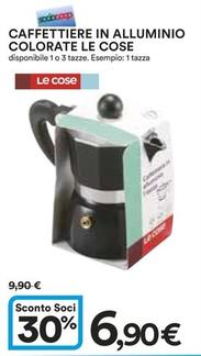 Offerta per Le Cose - Caffettiere In Alluminio Colorate a 6,9€ in Ipercoop