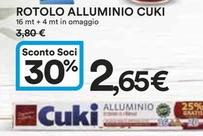 Offerta per Cuki - Rotolo Alluminio a 2,65€ in Ipercoop