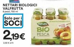 Offerta per Valfrutta - Nettari Biologici a 2,19€ in Ipercoop