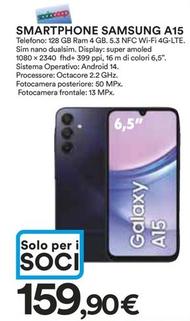 Offerta per Samsung - Smartphone A15 a 159,9€ in Ipercoop