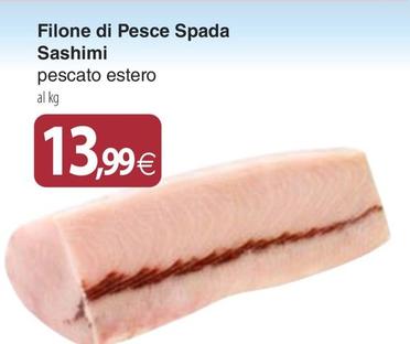 Offerta per Filone Di Pesce Spada Sashimi a 13,99€ in Docks Market