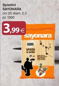Offerta per Sayonara - Spiedini a 3,99€ in Docks Market