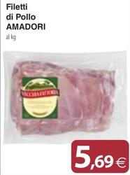 Offerta per Amadori - Filetti Di Pollo a 5,69€ in Docks Market