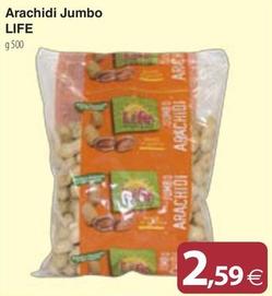 Offerta per Life - Arachidi Jumbo a 2,59€ in Docks Market