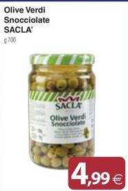 Offerta per Saclà - Olive Verdi Snocciolate a 4,99€ in Docks Market