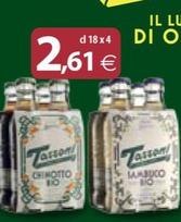 Offerta per Tassoni - Chinotto Bio, Sambuco a 2,61€ in Docks Market