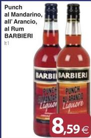 Offerta per Barbieri - Punch Al Mandarino, All' Arancio, Al Rum a 8,59€ in Docks Market