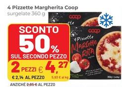 Offerta per Coop - 4 Pizzette Margherita a 2,14€ in Superstore Coop