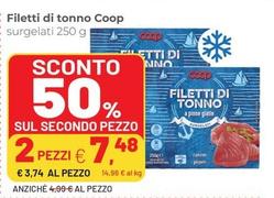 Offerta per Coop - Filetti Di Tonno a 3,74€ in Superstore Coop