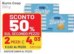Offerta per Coop  - Burro a 2,02€ in Superstore Coop