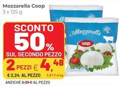 Offerta per  Coop  - Mozzarella a 2,24€ in Superstore Coop