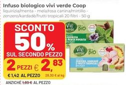 Offerta per Vivi Verde Coop - Infuso Biologico a 1,42€ in Superstore Coop