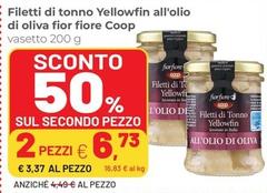 Offerta per Fior Fiore Coop - Filetti Di Tonno Yellowfin All'olio Di Oliva a 3,37€ in Superstore Coop