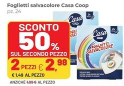 Offerta per Casa Coop - Foglietti Salvacolore a 1,49€ in Superstore Coop