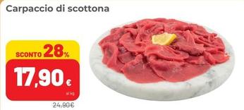 Offerta per Carpaccio Di Scottona a 17,9€ in Superstore Coop