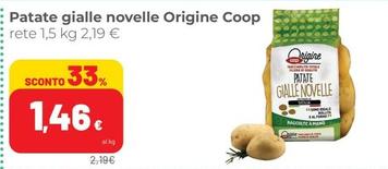 Offerta per Origine Coop - Patate Gialle Novelle a 1,46€ in Superstore Coop