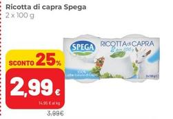 Offerta per Spega - Ricotta Di Capra a 2,99€ in Superstore Coop