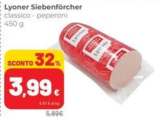 Offerta per Siebenförcher  - Lyoner a 3,99€ in Superstore Coop
