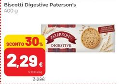 Offerta per Paterson's  - Biscotti Digestive a 2,29€ in Superstore Coop