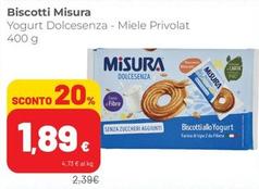 Offerta per Misura - Biscotti a 1,89€ in Superstore Coop